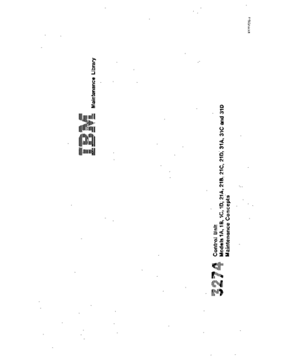 SY27-2512-3_3274_Model_1_21_31_Maintenance_Concepts_Mar81