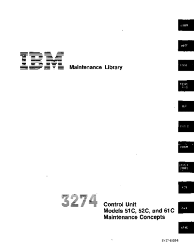 SY27-2528-6_3274_Model_51C_52C_61C_Control_Unit_Maintenance_Concepts_Nov84