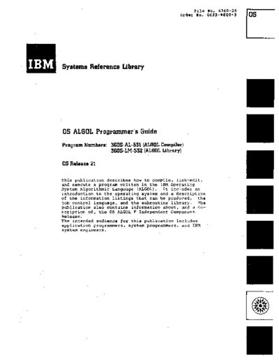 GC33-4000-3_OS_ALGOL_Programmers_Guide_Sep72