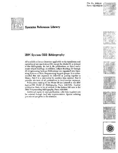 A22-6822-10_System_360_Bibliography