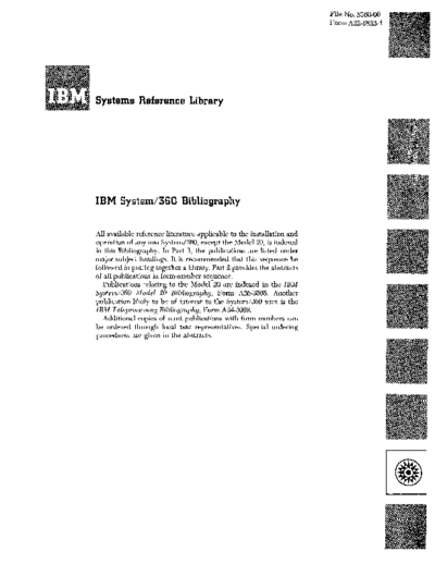 A22-6822-4_IBM_System_360_Bibliography_Aug65