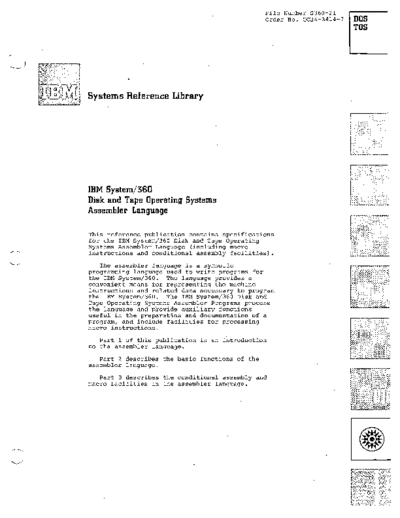 GC24-3414-7_Disk_and_Tape_Operating_Systems_Assembler_Language_Aug70