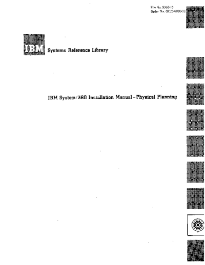 GC22-6820-12_System_360_Installation_Manual_Physical_Planning