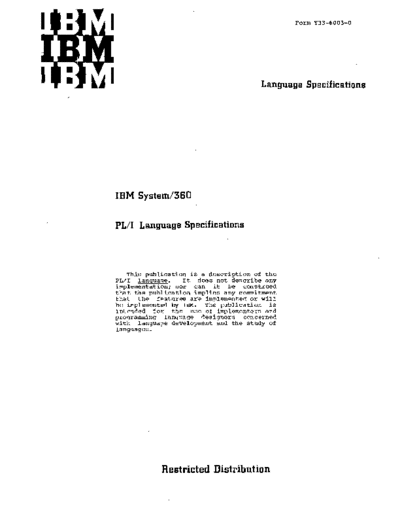 Y33-6003-0_PL1LangSpecMar68