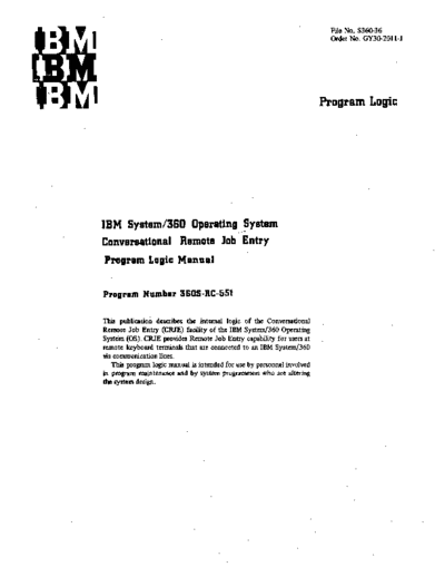 GY30-2011-1_Conversational_Remote_Job_Entry_Program_Logic_Manual_Mar72