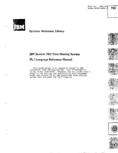 GC28-2045-1_Time_Sharing_System_PLI_Language_Reference_Manual