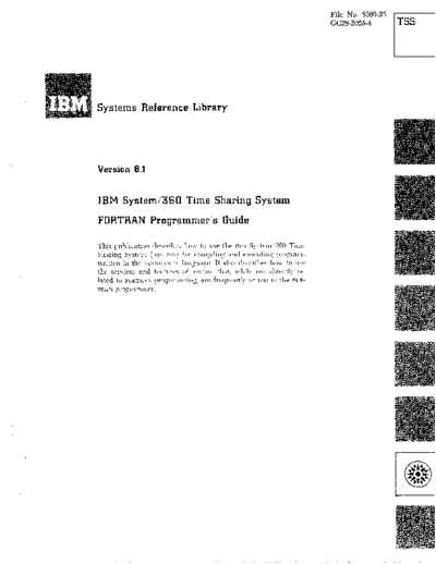 GC28-2025-4_Time_Sharing_System_FORTRAN_Programmers_Guide_Sep71