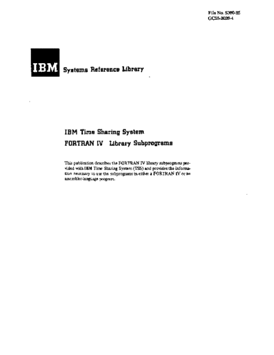 GC28-2026-4_Time_Sharing_System_FORTRAN_IV_Library_Subprograms_May76