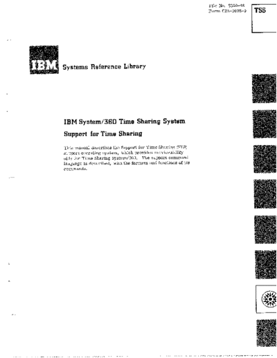 GC28-2035-0_Time_Sharing_System_Support_for_Time_Sharing_Oct67