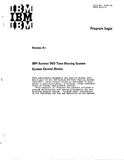 GY28-2011-6_Time_Sharing_System_System_Control_Blocks_PLM_Sep71