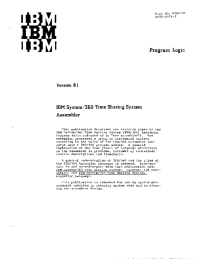 GY28-2021-2_Time_Sharing_System_Assembler_PLM_Sep71