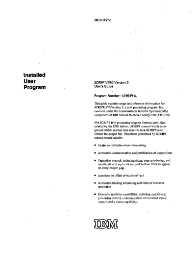 SH20-1857-0_SCRIPT_370_Version_3_Users_Guide_Sep76