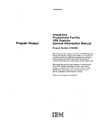 GH20-2492-0_IPF_VSE_General_Information_Manual_Sep81