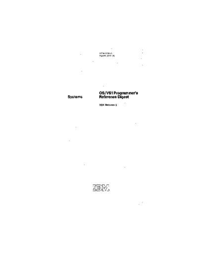 GC24-5091-3_OS_VS1_Rel_3_Programmers_Reference_Digest_Dec73