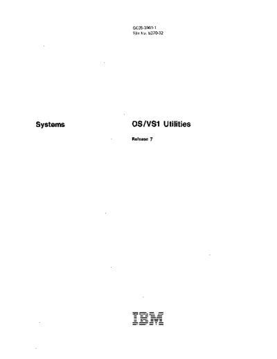 GC26-3901-1_OS_VS1_Rel_7_Utilities_Rel_7_Oct83