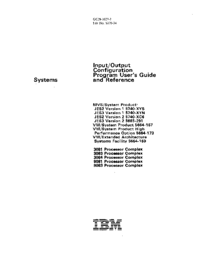 GC28-1027-7_Input_Output_Configuration_Users_Guide_Sep89