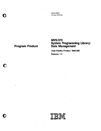 GC26-4056-1_MVS_370_System_Programming_Library_Data_Management_Oct83