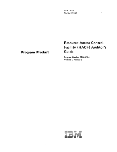 SC28-1342-1_Resource_Access_Control_Facility_Auditors_Guide_May84