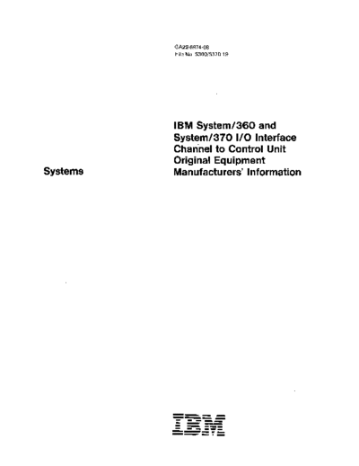 GA22-6974-8_360_370_IO_Interface_Channel_to_Control_Unit_OEM_Information_Mar86