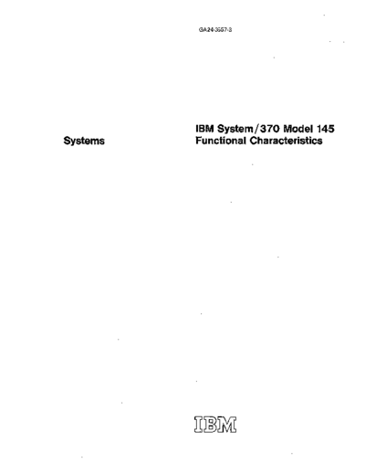 GA24-3557-3_IBM_370_Model_145_Functional_Characteristics_Aug72