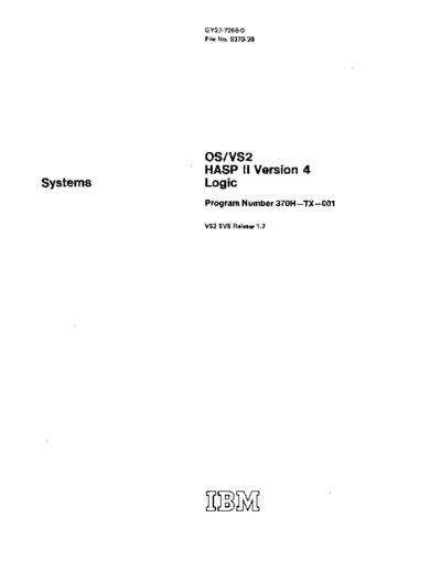 GY27-7255-0_HASP_II_Version_4_Logic_Sep76