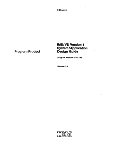 SH20-9025-5_IMS_VS_V1R1.4_System_Application_Design_Guide_Jul77