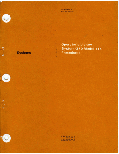 GA33-1514-0_Operators_Library_System_370_Model_115_Procedures_Apr76