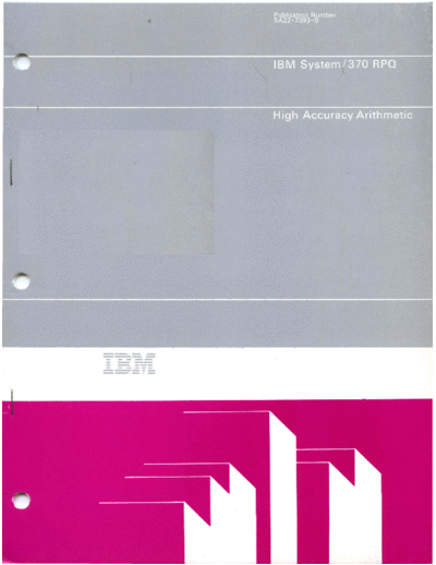 SA22-7093-0_High_Accuracy_Arithmetic_Jan84
