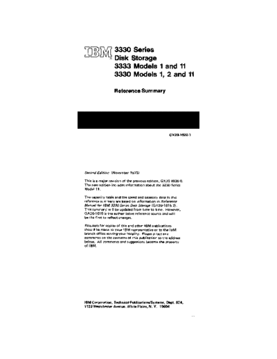 GX20-1920-1_3330_Reference_Summary_Nov73