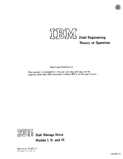 Y26-5897-4_2311_FE_Theory_Of_Operation_Oct67