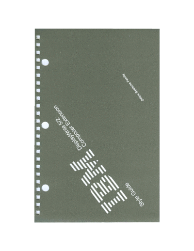 SH21-0464-0_IBM_DisplayWrite_5_2_Composer_Extension_Style_Guide_Mar89