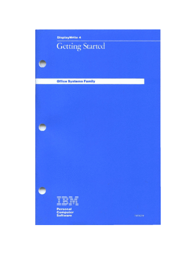 74X9319_DisplayWrite_4_Getting_Started_Aug86