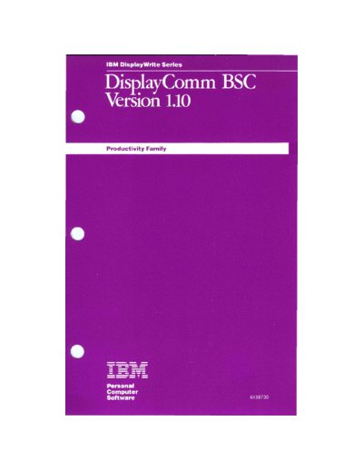 6138730_Display_Comm_BSC_Version_1.10_Aug84