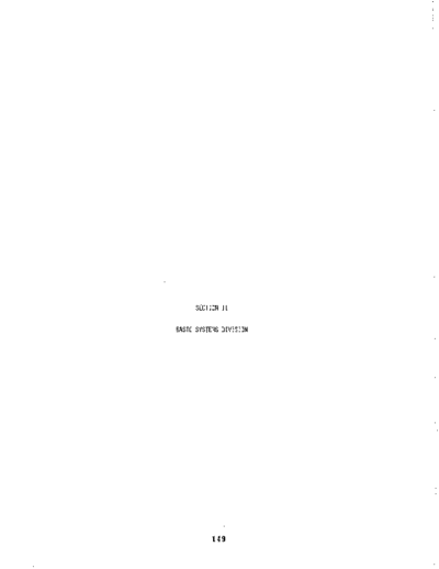 B000 Basic Systems Division