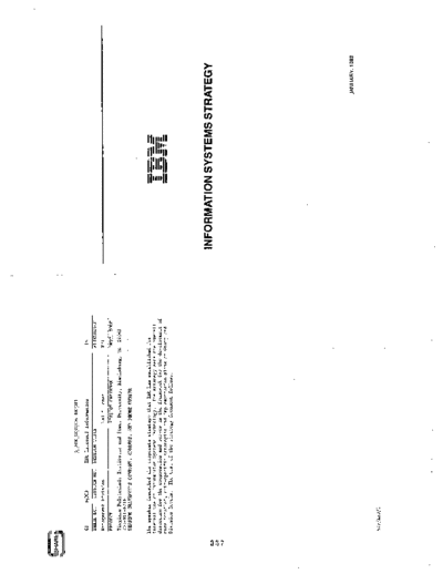 M003 IBM Information Systems Strategy; unknown