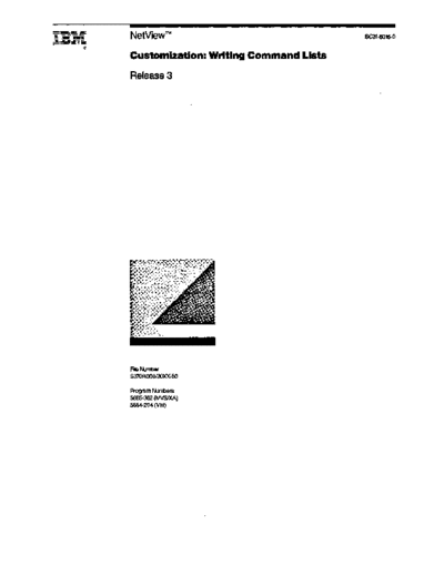 SC31-6015_NetView_Customization_Writing_Command_Lists_Rel_3_May89