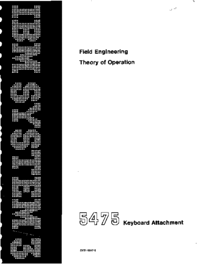 SY31-0247-0_Field_Engineering_5475_Keyboard_Theory_of_Operation
