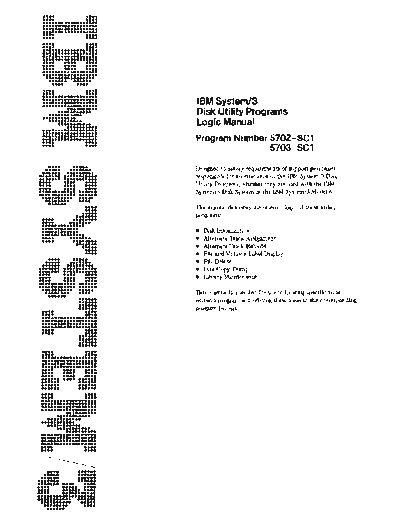 SY21-0503-1_IBM_System-3_Disk_Utility_Programs_Logic_Manual_Mar71