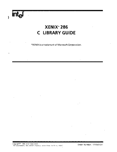 174542-001_XENIX_286_C_Library_Guide_Nov84
