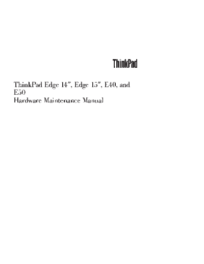 thinkpad edge14 edge15 e40 e50