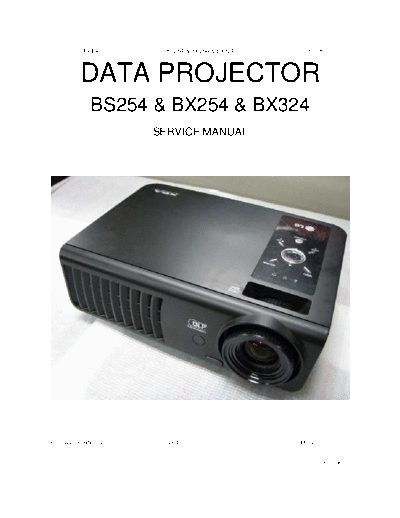 Projetor LG_BS254_BX254_BX324