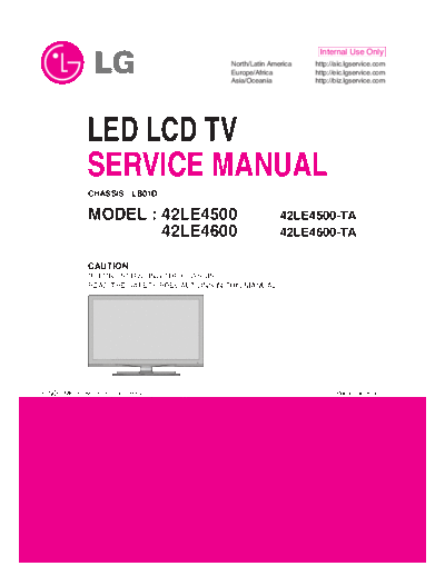 42LE4500-TA.AAUWLJD SERV MANUAL