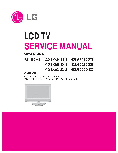 LG LD84D (42LG5010_42LG5020_42LG5030)