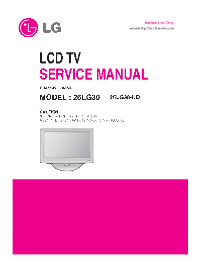 LG LA85D 26LG30 lcd