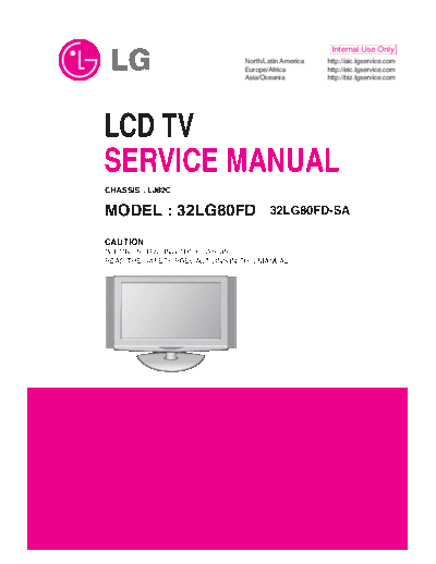 Manual-de-servico-televisor-LG-32LG80FD-SA-chassis-LJ82C