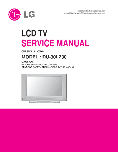 lg_al03ha_chassis_du30lz30_lcd_tv_sm_730