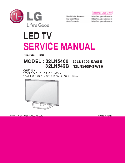 Manual_LG_LED_32LN5400-SA_SB_32LN540B-SA_SH_chassis_LJ36B