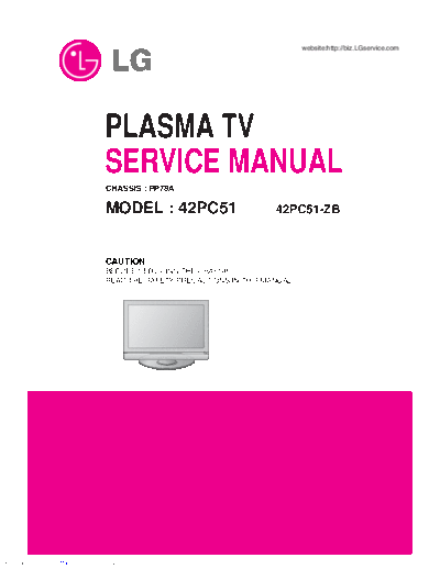 LG+42PC51+Chassis+PP78A