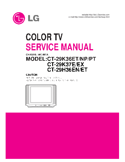 CT-29K37E Service Manual