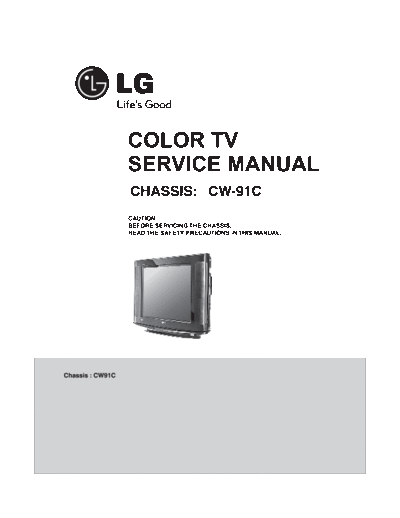 LG+21FU6RG-TP+Chassis+CW-91C